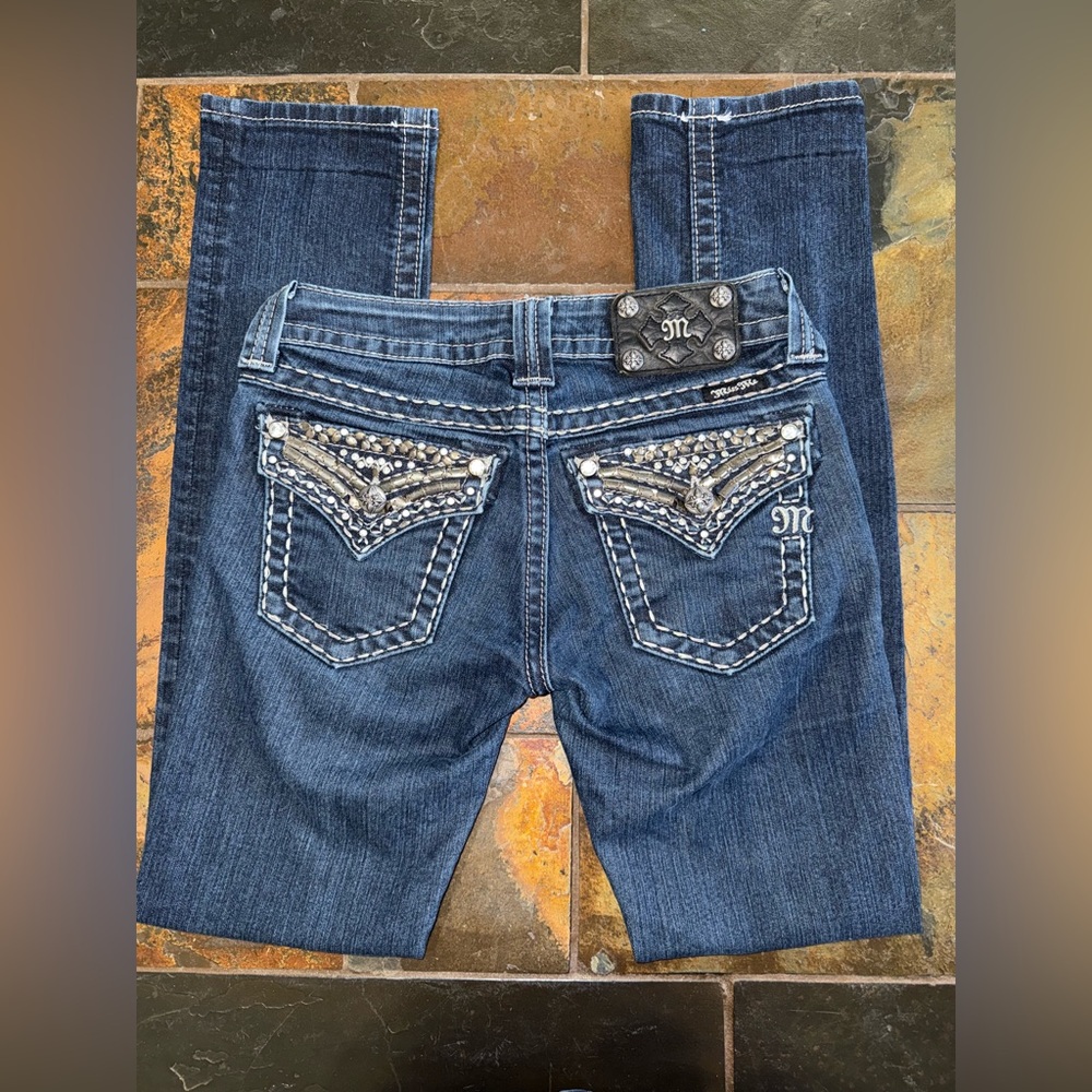 Miss Me Straight Leg Jeans - Picture 3 of 7